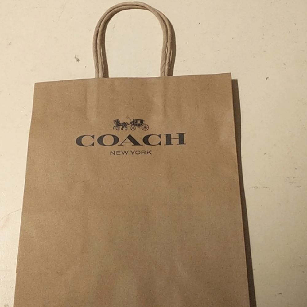 Small Coach shopping bag 10 x 8